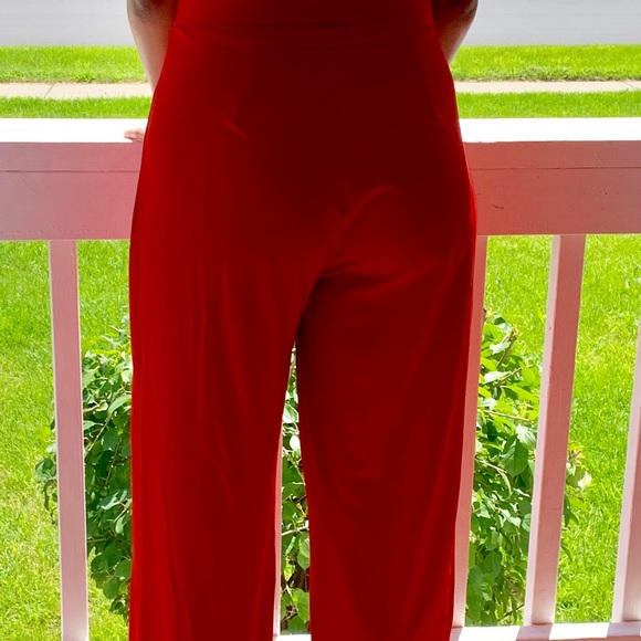 Plus Size Ruffle Top Jumpsuit - Picture 5 of 7